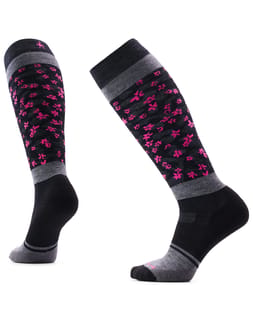 W Snowboard Targeted Cushion Wild Blossom OTC Socks Black