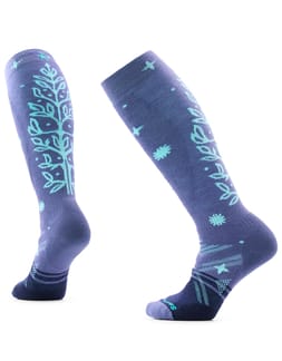 W Ski Full Cushion Ice Blossom OTC Socks Nightfall Blue