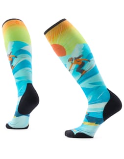 W Ski Targeted Cushion Steep Days Print OTC Socks Serene Blue