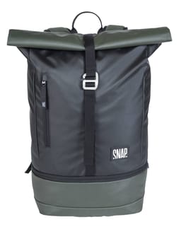 Roll Top 25L Black & Dark Khaki