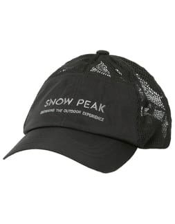 Six Panels Mesh Cap Black