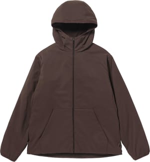 Flexible Insulated ZIP Parka Dark Brown