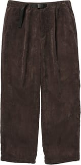 Technical Corduroy Pants Dark Brown