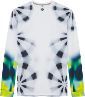 LS Printed Tech T White/Green Kaleidoscope
