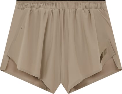 Split Shorts Tan