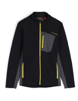 Bandit Full Zip Fleece Jacket Black Citron