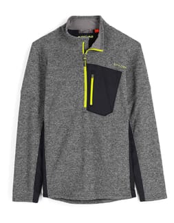 Bandit Half Zip Fleece Jacket Black Citron