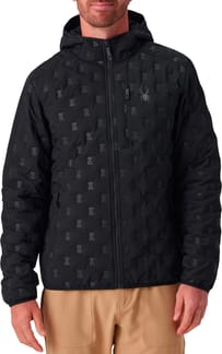 Zenith Hooded Down Jacket Black