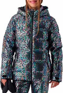 Zadie Synthetic Down Jacket Leopard