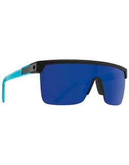 Flynn 5050 Soft Matte Black Translucent Blue - Hd Plus Gray Green