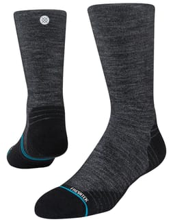 Run Light Wool Crew Black