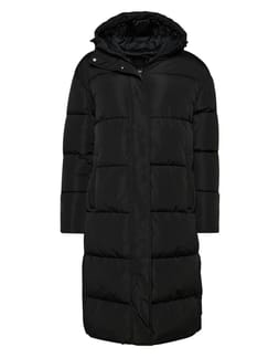Studios Longline Duvet Coat W Black