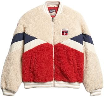 Retro Sherpa Jacket Alpine Red