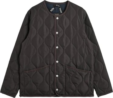 Military Crew Neck Down Jacket Dark Choco