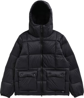 Mountain Hooded Volume Down Jacket Black