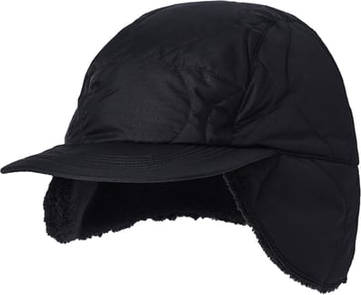 Military Down Cap Black / Black