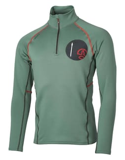 Lezat 1/2 Zip M Fir Green