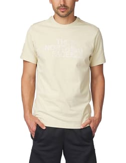 M S/S Woodcut Dome Tee Gravel