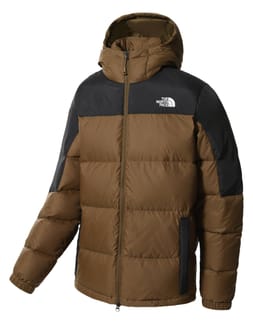 M Diablo Down Hoodie Military Olive-TNF Black