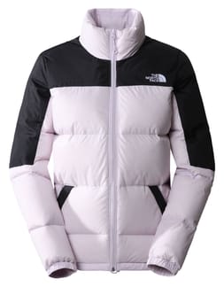 W Diablo Down Jacket Lavender Fog-TNF Black