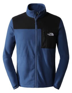 M Homesafe Full Zip Fleece Shady Blue-TNF Black