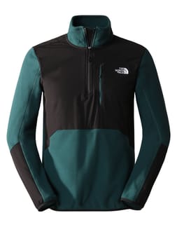 M Glacier Pro 1/4 Zip Ponderosa Green-TNF Black