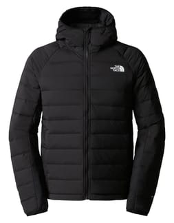 M Belleview Stretch Down Hoodie TNF Black