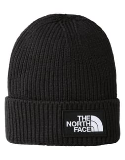 Kids Tnf Box Logo Cuffed Beanie TNF Black