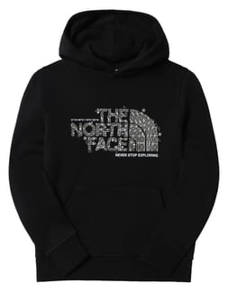 Teens Drew Peak P/O Hoodie TNF Black