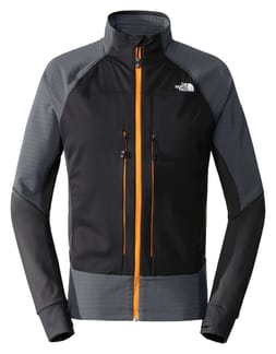 M Dawn Turn Softshell FZ TNF Black-Vanadis Grey-Asphalt Grey