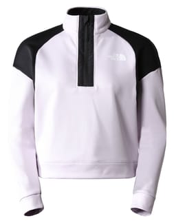 W Ma 1/4 Zip Fleece Lavender Fog-TNF Black