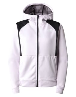 W Ma Full Zip Fleece Lavender Fog-TNF Black