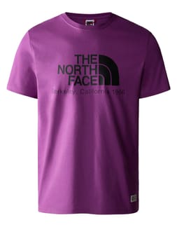M Berkeley California Tee In Scrap Mat Purple Cactus Flower