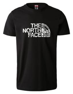 M S/S Woodcut Dome Tee TNF Black
