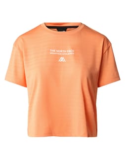 W Ma S/S Tee Dusty Coral Orange Dark Heather