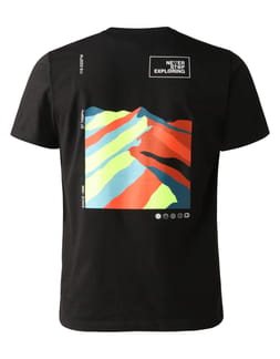 M Foundation Graphic Tee S/S TNF Black/Retro Orange