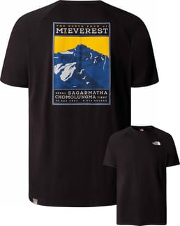 M S/S North Faces Tee TNF Black/Summit Gold
