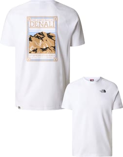 M S/S North Faces Tee TNF White/Almond Butter
