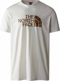 M S/S Easy Tee Gardenia White/Coal Brown