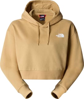 W Trend Crop Hoodie Khaki Stone