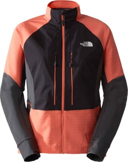 W Dawn Turn Softshell TNF Black/Radiant Orange Asphalt Grey