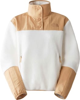 W Cragmont Fleece 1/4 Snap Gardenia White/Almond Butter