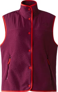 W Cragmont Fleece Vest Boysenberry/Fiery Red