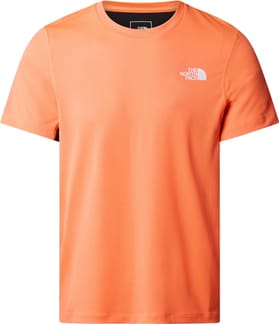 M Lightbright S/S Tee Vivid Flame/TNF Black