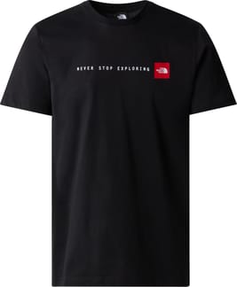 M SS Never Stop Exploring Tee TNF Black