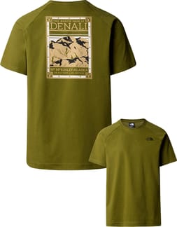 M S/S North Faces Tee Forest Olive
