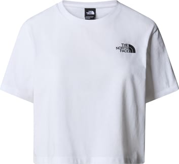 W Simple Dome Cropped Slim Tee TNF White
