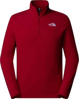 M 100 Glacier 1/4 Zip Garnet Red
