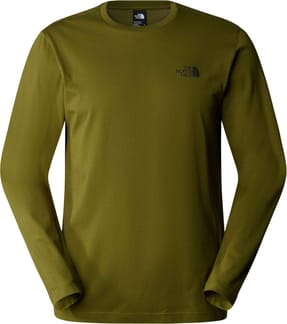 M L/S Simple Dome Tee Forest Olive