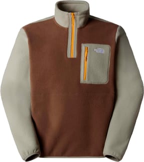 M Yumiori 1/4 Zip Smokey Brown/Clay Grey/